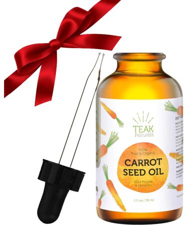 100% Organic Carrot Seed Oil | Cold Pressed & Unrefined - Skin Hair & Scalp Healing - 1 oz | International Shipping - Buy Online on SooperMarket.com
