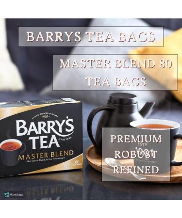 Barrys Tea Bags Tea Selection Bundle - 240 Tea Bags with Barrys Tea Gold Blend Barry' s Tea Master Blend and Barry's Tea Irish Breakfast Tea Including Mint Retail Perfect Brew Guide - Buy Online on SooperMarket.com