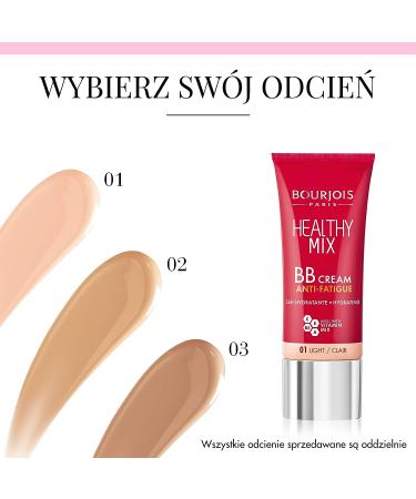 Bourjois Healthy Mix BB Cream 02 Medium 30ml - 1.5 Fl Oz | Single Pack - Buy Online on SooperMarket.com