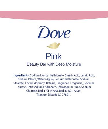 Dove Beauty Bar Gentle Cleanser for Softer, Smoother Skin - Pink, More Moisturizing Than Ordinary Bar Soap - 6 Count - Buy Online on SooperMarket.com