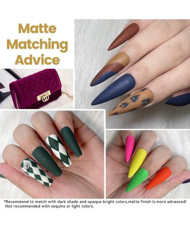 YTD Likomey Gel Nail Polish Matte Top Coat 15ML - Long Lasting Soak Off UV No Wipe Velvet, Salon Quality Clear Gel for DIY Manicure - 0.5 Fl Oz - Buy Online on SooperMarket.com