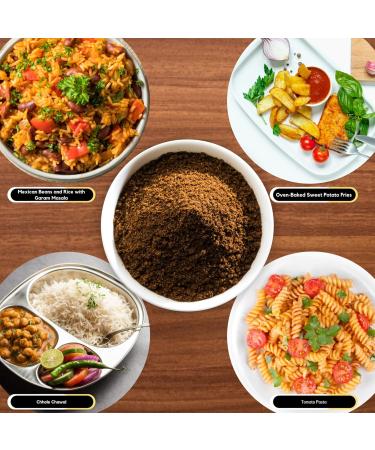 Organic Zing Organic Garam Masala - a Versatile Indian Blend of Spices and Herbs | USDA Certified | Seasoning Blend | Vegan | Preservative Free | Product of India - 100g - Buy Online on SooperMarket.com