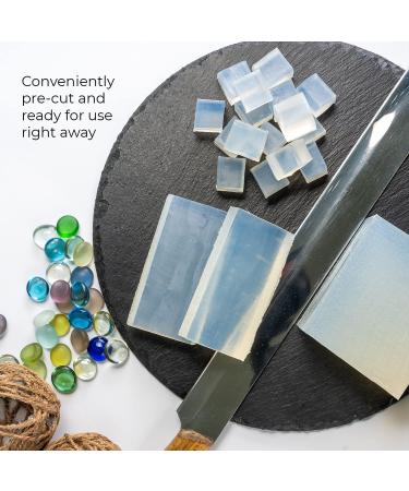 Organic Clear Glycerin Melt and Pour Soap Base - 2 lb Soap Making Supplies - Buy Online on SooperMarket.com