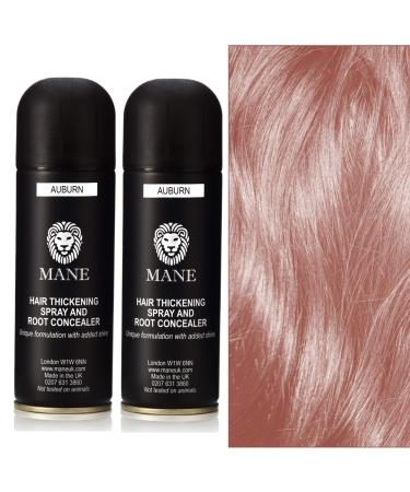 Mane Hair Thickening Spray Duo Pack 6.76 fl oz (Auburn)