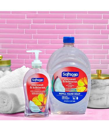 Softsoap Coconut & Hibiscus Hydrating Hand Soap 6-Pack 11.25 Fl Oz - Buy Online on SooperMarket.com