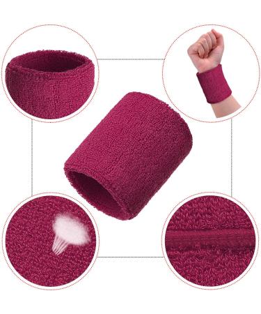 Bememo Cotton Welding Bands for Women & Men - Multi-Colored 12 Pieces - Perfect for Tennis Basketball Running & Gym Training - Buy Online on SooperMarket.com