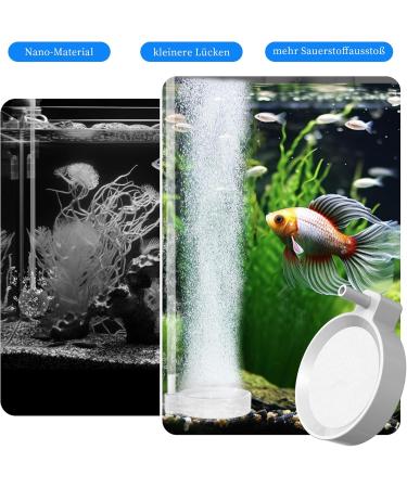 Forever Speed Aquarium Air Stone 80mm - Ultra Silent Nano Air Stone for Enhanced Oxygen in Aquariums - Buy Online on SooperMarket.com