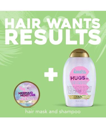 OGX Kandee Johnson Mermaid Moisture Deep Conditioning Hair Mask - Color-Treated Sulfate-Free Moisturizing Treatment for Dry & Damaged Hair 6 oz - Floral Delight - Buy Online on SooperMarket.com