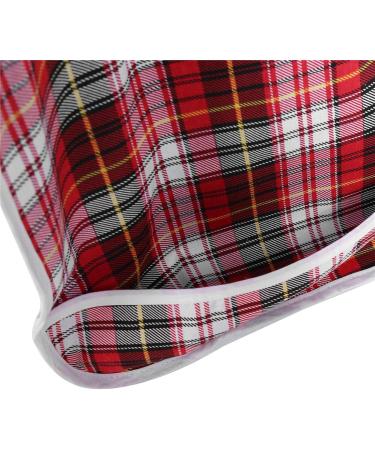 Adult Bib 3colors Adult Bib Washable Reusable Waterproof Dinning Aid Clothes Protector Clothing Protector with Optional Crumb Catcher and Vinyl Backing 17.7 * 29.5inch(Blue) - Buy Online on SooperMarket.com