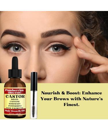 Organic Castor Oil Scalp Treatment - Rosemary Biotin & Mint for Hair Growth & Strength - 4 fl oz | Nourish & Reduce Hair Loss - Buy Online on SooperMarket.com