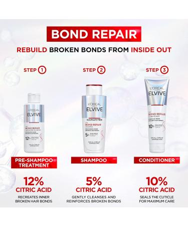 L'Oreal Paris Elvive Bond Repair Conditioner 150ml - Deep Repair for Damaged Hair - Buy Online on SooperMarket.com
