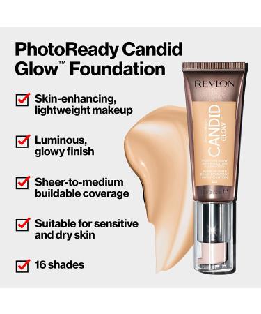 Revlon PhotoReady Candid Glow Moisture Foundation Buff 22ml - Pack of 1 - Buy Online on SooperMarket.com