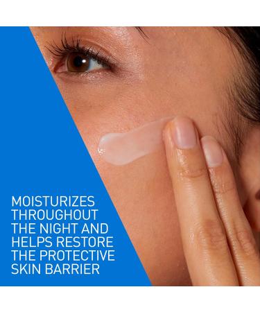 CeraVe Facial Moisturizing Lotion Pm | Ultra Lightweight Night Face Moisturizer With Hyaluronic Acid | Fragrance Free 89 Milliliters (1 Pack) - Buy Online on SooperMarket.com