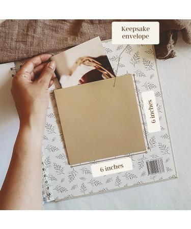 Unisex Baby Memory Book | Minimalist First Year Keepsake | Baby Milestones Scrapbook | Gender-Neutral Journal | Peachly - Buy Online on SooperMarket.com
