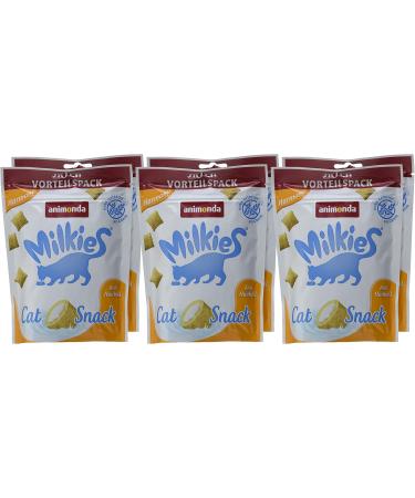 Animonda Milkies Harmony - Grain-Free Crunchy Pillows for Cats | 6 x 120g Cat Snack - Buy Online - Buy Online on SooperMarket.com