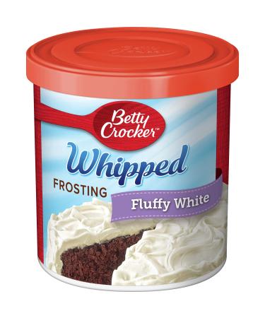 Betty Crocker Gluten Free Whipped Fluffy White Frosting, 12 oz. (Pack of 8)