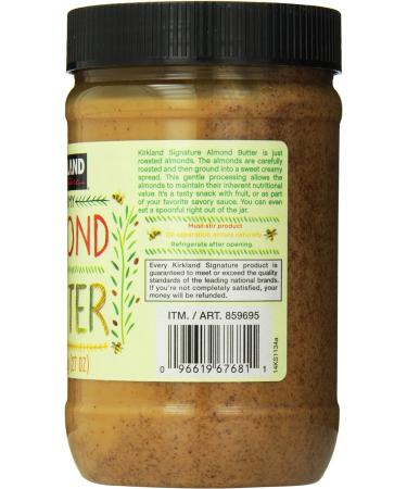 Kirkland Signature Creamy Almond Butter 765g - Buy Online on SooperMarket.com