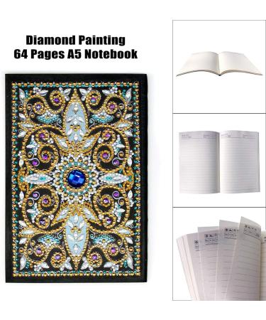 Huacan Diamond Painting Cover Notebook Journal for A5 60 Pages Christmas Gifts - Buy Online on SooperMarket.com