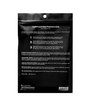 e.l.f. Complexion Perfection Brush Kit - 4 Piece Set | Synthetic Brushes - Buy Online on SooperMarket.com