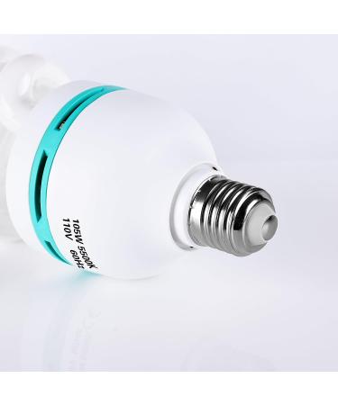 EMART 105W 5500K Daylight Full Spectrum Light Bulb for Photography Studio - 2 Pack - Buy Online on SooperMarket.com