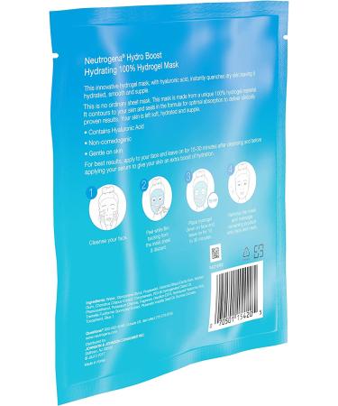Neutrogena Hydro Boost Hydrating Beauty Mask - Single Use 1 oz (30g) | Intense Moisture & Refreshing Hydration - Buy Online on SooperMarket.com