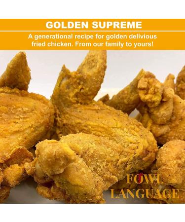 Golden Supreme Fried Chicken Batter Flour and Seasoning Mix - Fowl Language - Buy Online on SooperMarket.com