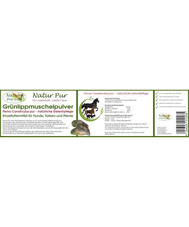 Top Quality Green-Lipped Mussel Powder for Cats - Natural Taurine Source Supports Bones & Fur High Bioavailability 100g - Buy Online on SooperMarket.com