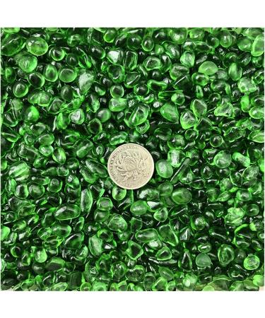 Natural Crystal Rough 50g 7-9mm Green Glass Gravel Glaze Stone Rock Polished Aquarium Specimen Decor Natural Quartz Crystals Home Decoration ERTEYIN - Buy Online on SooperMarket.com