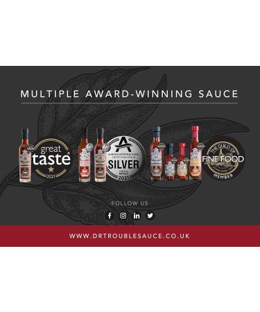 Dr Trouble Lemon Chilli Sauce HOT 125ml - Finest African Hot Sauce Gift Box - Buy Online on SooperMarket.com