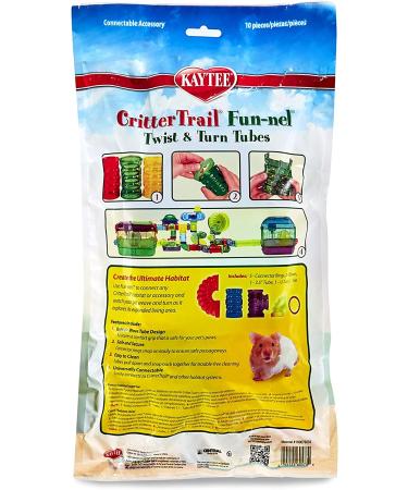Kaytee CritterTrail Fun Value Pack - Twist & Turn | Complete Hamster Habitat Kit - Buy Online on SooperMarket.com