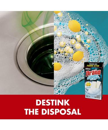 Drano Disposal Strips - 10-Pack Garbage Disposal Cleaner with Fresh Citrus Scent - 10 Uses per Box - Buy Online on SooperMarket.com