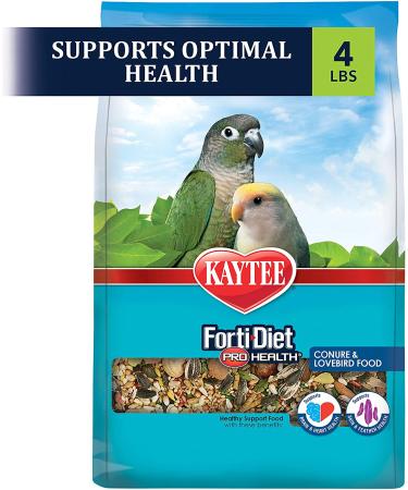 Kaytee Forti-Diet Pro Health Food for Conures & Lovebirds - Nutrient-Rich Avian Diet - Buy Online on SooperMarket.com