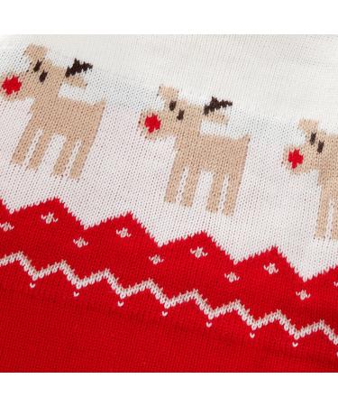 ESHOO Kids Christmas Deer Print Knit Sweater - 3-4 Years (Deer-red) - Buy Online on SooperMarket.com