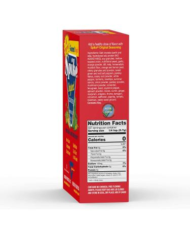 Spike Original All-Purpose Seasoning - 14 oz Box | All Natural, Low Sodium, No Sugar, No MSG, Zero Calories, Vegan - Buy Online on SooperMarket.com