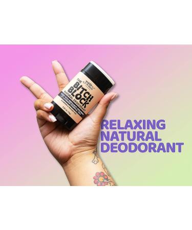 B!ch Block Natural Deodorant with Bergamot, Lavender & Geranium | Aluminum-Free with Essential Oils | 2.56 oz Stick - Paraben & Phthalate Free - Buy Online on SooperMarket.com