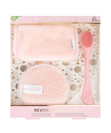 Brushworks Revitalising Face Set Pink One Size