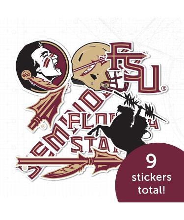 Florida State University Seminoles Vinyl Sticker - Laptop Water Bottle Car Decal - FSU Scrapbook Decal T2 - Buy Online on SooperMarket.com
