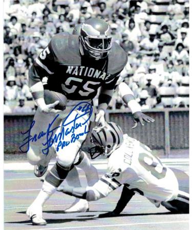 Frank LeMaster Philadelphia Eagles Autographed 8x10 Photo Inscribed "Pro Bowl" Autographed - Autographed NFL Photos