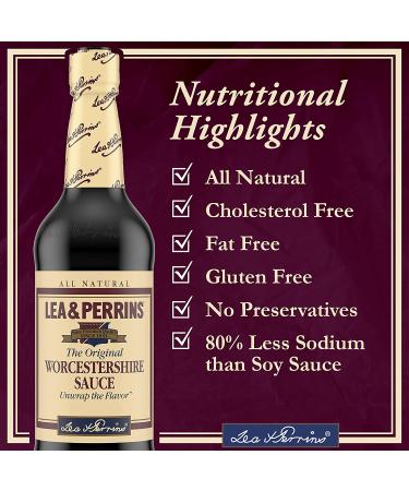 Lea & Perrins Original Worcestershire Sauce 15 fl oz Bottle - Pack of 1 - Buy Online on SooperMarket.com