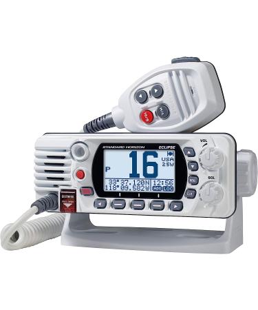 Standard Horizon GX1400 Eclipse VHF Radio - White | Fixed Mount | High Performance - Buy Online on SooperMarket.com