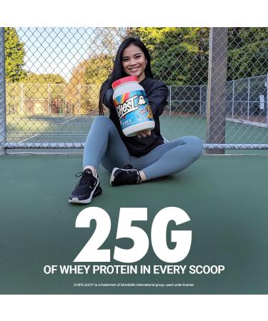 GHOST WHEY Protein Powder - 2lb 25g of Protein - Whey Protein Blend - Post Workout Fitness & Nutrition Shakes Smoothies Baking & Cooking (Chips Ahoy!) - Buy Online on SooperMarket.com