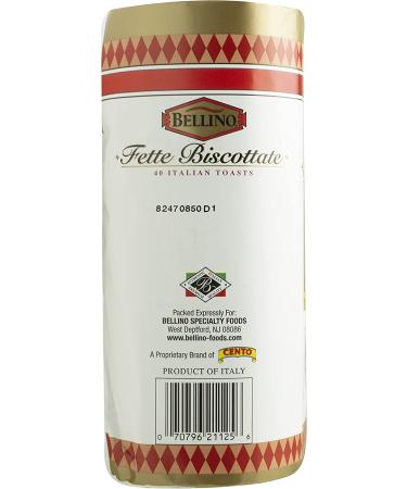 Bellino Italian Toast Wheat Crackers 10.5 oz - Authentic Italian Snack, Pack of 1 - Buy Online on SooperMarket.com