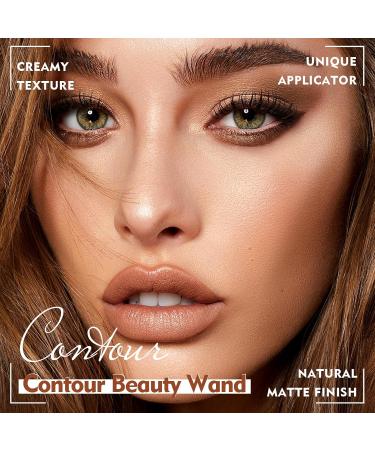 Ofanyia 3pcs Blush Contour Magic Wand | Liquid Glitter Highlighter Stick & Cushion Applicator | Cruelty-Free Shimmer for Face & Cheekbone Glow - Buy Online on SooperMarket.com