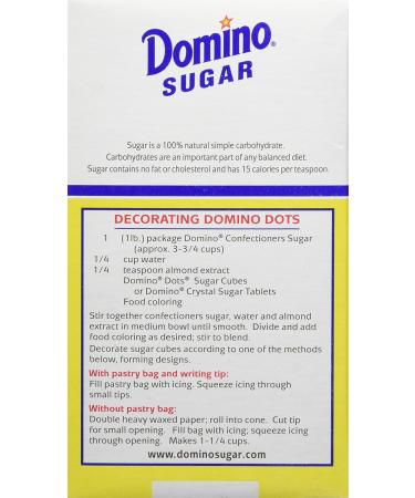Domino Sugar Cubes - 1 lb (Pack of 3) 1 Pound (Pack of 3) - Buy Online on SooperMarket.com