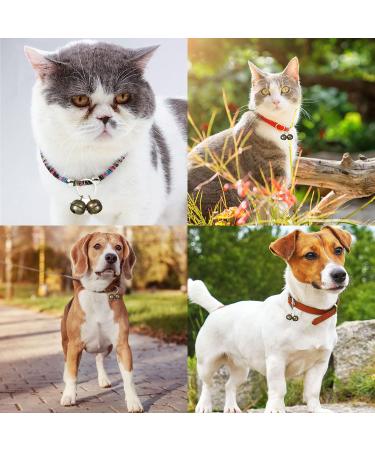 DARENYI 4 Pcs Dog Cat Collar Bells Pet Tracker Brass Bell Dog Tracker Metal Bells Small Bells for Pet Collars Anti-Lost Training Bells - Buy Online on SooperMarket.com