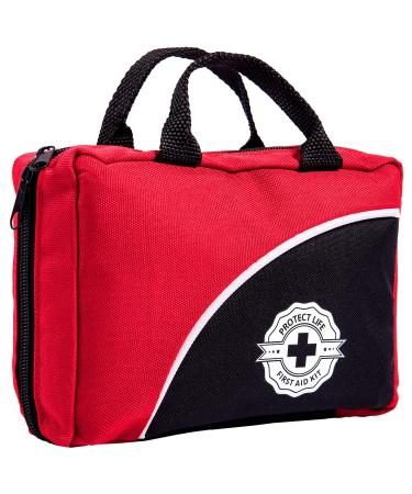 Doctor Developed First Aid Kit for Car, Travel, Camping, Hiking, Sports, Survival Med Kit | Complete Professional Emergency Kit, Go Bag Fully stocked with 1st aid Medical Supplies - 160 Piece 160 Piece Set