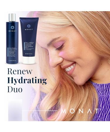 MONAT Renew Duo - Hydrating Shampoo & Conditioner Set for All Hair Types | Silicone-Free Infused with Rejuveniqe Oil | International Shipping Available - Buy Online on SooperMarket.com
