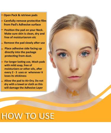 Silicone Neck Wrinkle Pads with Strap - Pack of 3 | Reusable Anti-Aging Masks for Neck Lines Treatment - Buy Online on SooperMarket.com