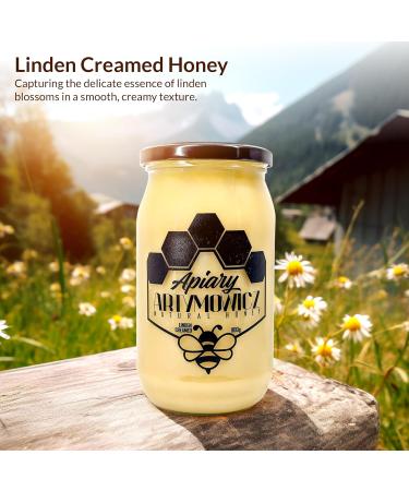APIARY ARTYMOWICZ Premium Linden Creamed Honey - 100% Pure Natural Sweetener - 1100g - Buy Online on SooperMarket.com