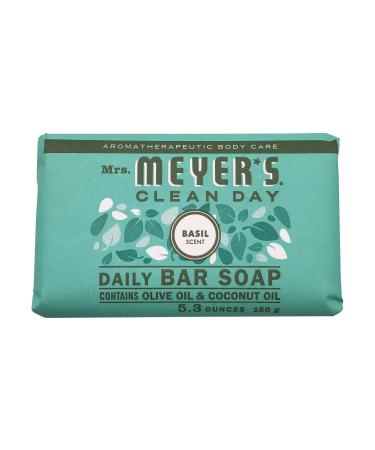 Mrs. Meyer's Bar Soap Basil 5.3 OZ